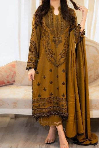 WINTER EMBROIDERY COLLECTION (DHANAK FABRIC) TT03