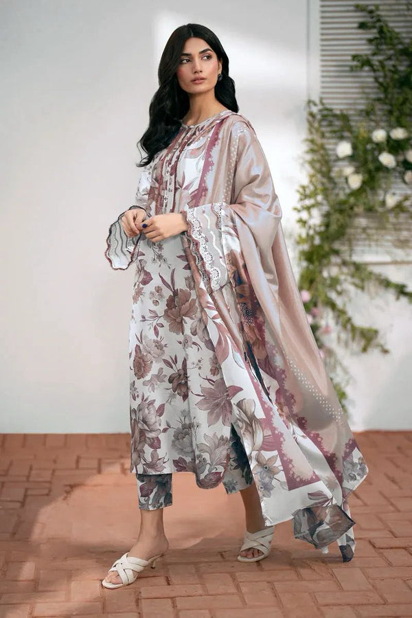 Baroque Digital Printed Dhanak 3-Piece Un-Stiched