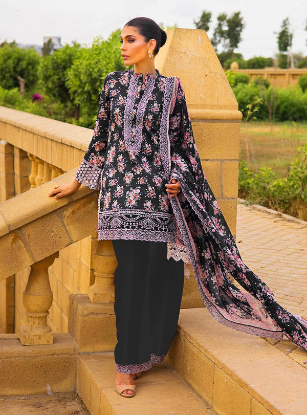 Zainab chottani Digital Khaddar 3-Piece Un-stiched