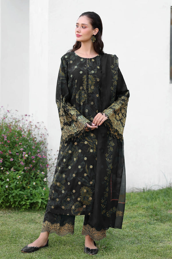 Baroque Digital Khaddar 3-Piece Un-stiched