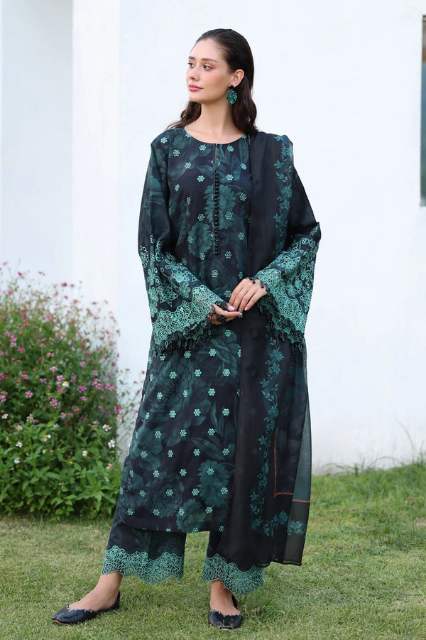 Baroque Digital Khaddar 3-Piece Un-stiched