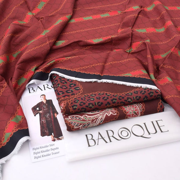 Baroque Khaddar 3-Piece Un-stiched